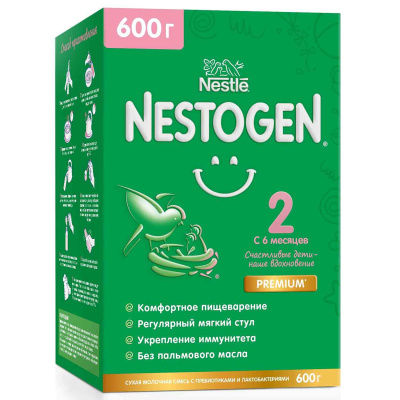 Смесь молочная Nestogen 2 600г с 6мес